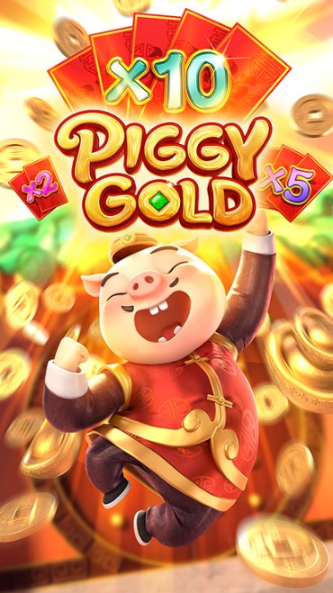 Piggy Gold — banner mobile com multiplicadores
